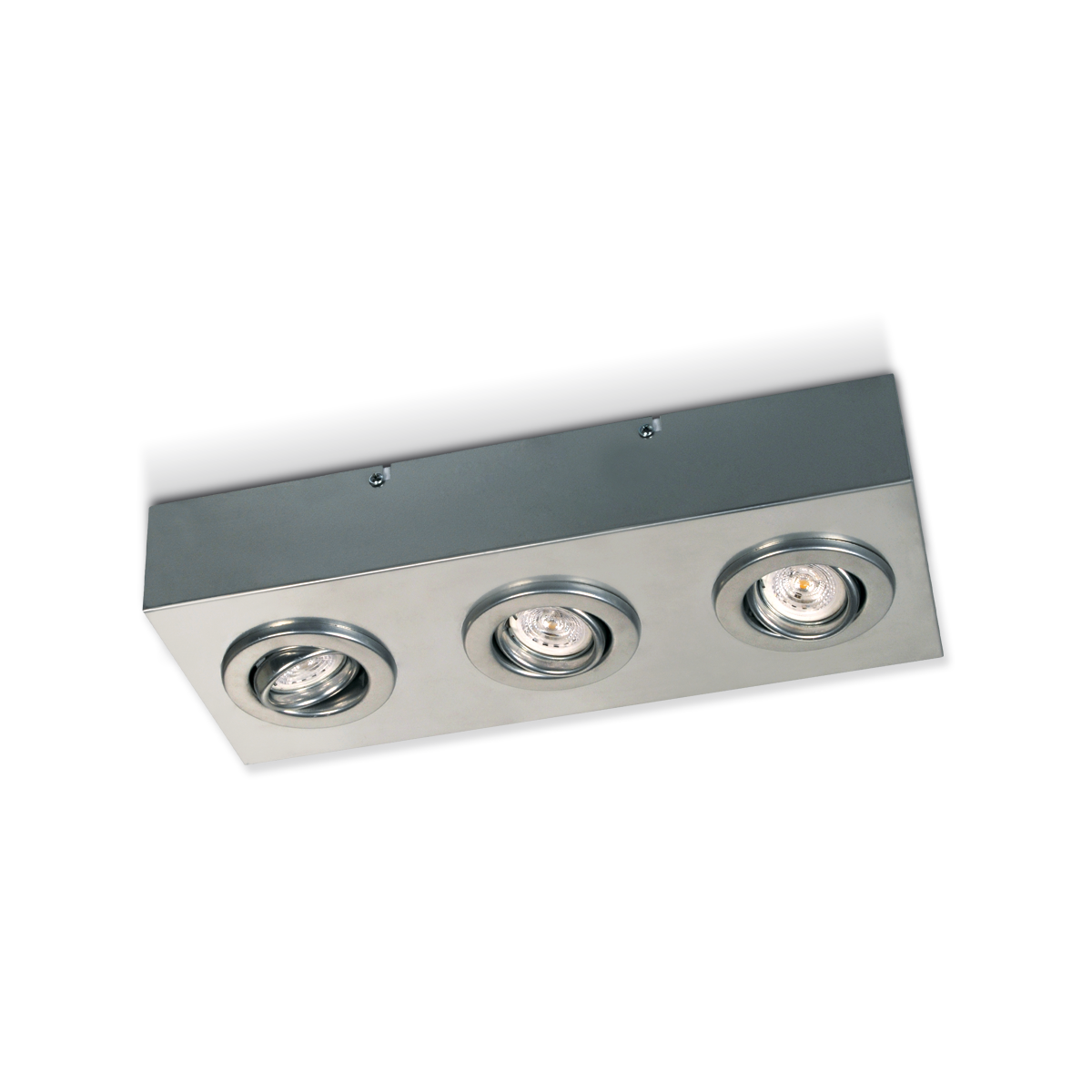 BOX RECTANGULAR 3 GU10 PLATIL 6452-13